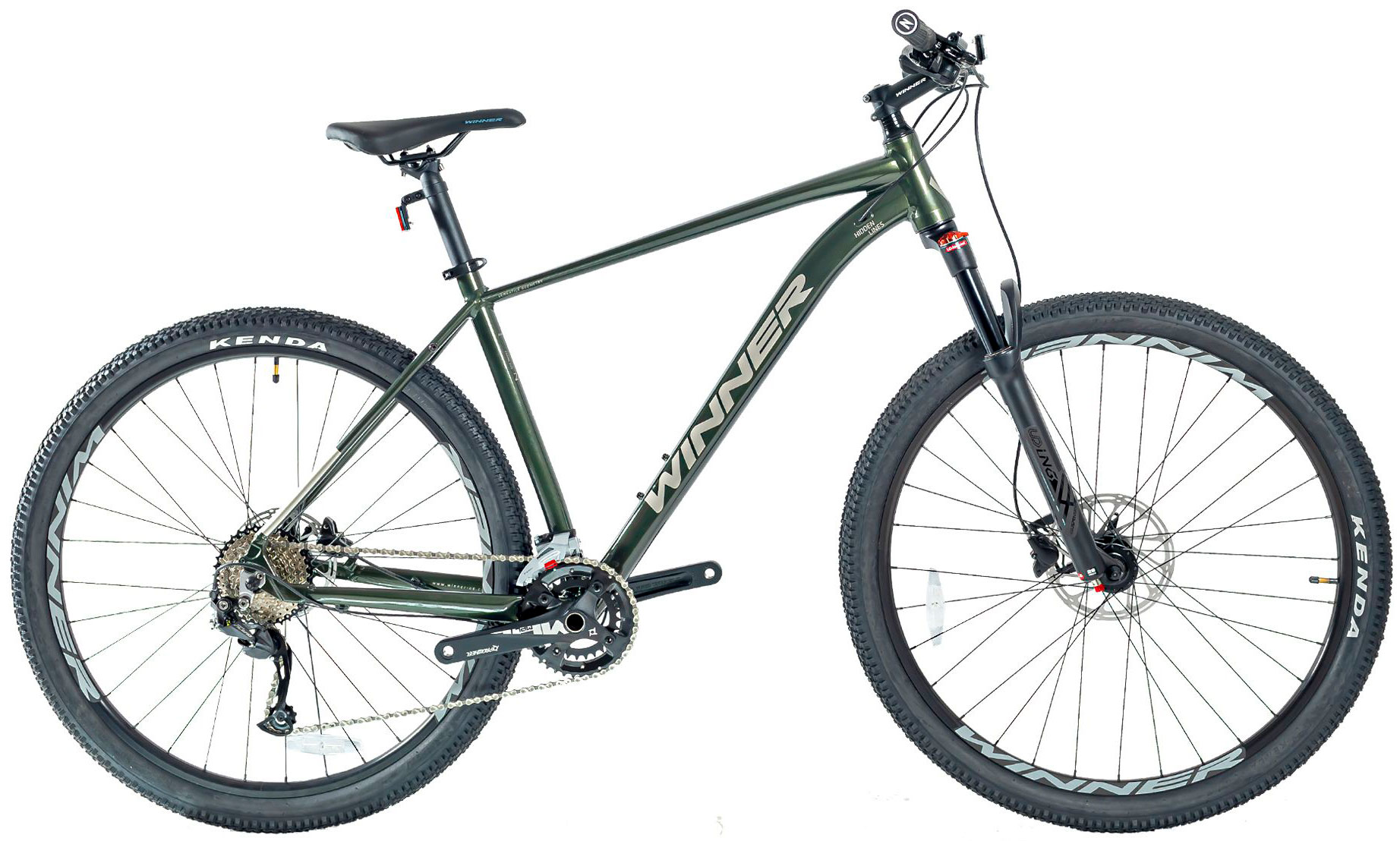 Велосипед WINNER SOLID WRX 29" 2022, размер М, Зеленый